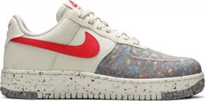 Кроссовки Nike Wmns Air Force 1 Crater 'Siren Red', белый