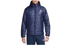 Стеганая куртка мужская темно-синяя Nike, темно-синий
