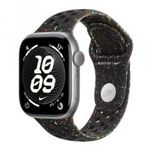 Умные часы Apple Watch Series 11 (GPS), 46 мм, Space Gray Aluminum Case/Midnight Black Nike Sport Band - S/M