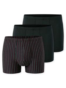 Schiesser Комплект из 3 боксерских трусов черного цвета