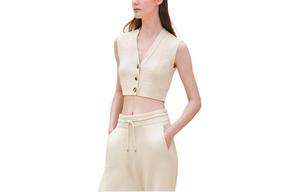 Кардиган женский Hermes короткий, белый