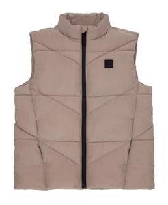 Стеганый жилет для маленьких и больших мальчиков Rokka&Rolla, коричневый/бежевый