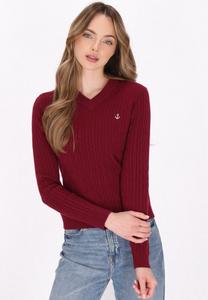 Джемпер DreiMaster Jumper, Wine Red/Dark Red