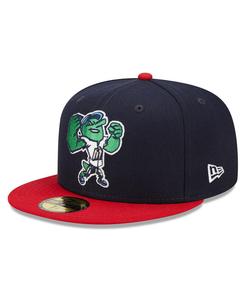 Мужская темно-синяя, красная шляпа San Antonio Missions Marvel x Minor League 59FIFTY. New Era