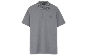 Поло SS23 мужское темно-серое VERSACE, темно-серый