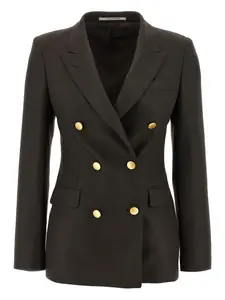 Двубортный блейзер с заостренными лацканами TAGLIATORE, коричневый