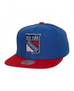 Мужская синяя бейсболка New York Rangers Core Team Ground 2.0 Snapback Mitchell & Ness