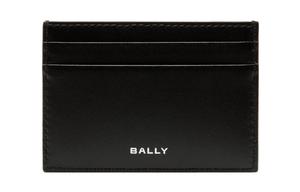 Кошелёк для монет и карт из зернёной кожи коровы мужской синий BALLY