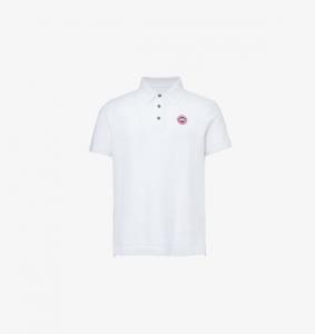 Футболка-Поло из хлопка с нашивкой-логотипом Beckley Canada Goose, белый