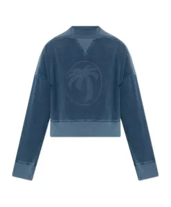 Толстовка с логотипом Palm Angels, синий
