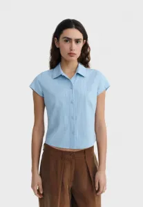 Блузка с пуговицами в виде кошки Thinking Mu, Sky Blue