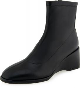 Женские сапоги Aerosoles Anouk средней высоты, Black Stretch Faux Leather