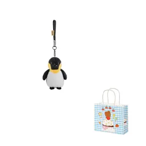 Очаровательная подвеска в виде утки, слона, пальмы, коллекции пингвина, плюшевого мишки, свиньи, мягкая игрушка, высота 15 см Dolls and bears dance