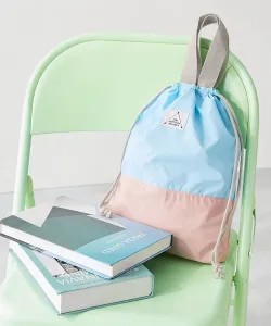 Двухцветная сумка на завязках с ручками, идеально подходит для школьных сумок детей, мальчиков и девочек, весна/лето 2026 Devirock, цвет 006-L Blue