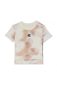 Детская футболка Calvin Klein Jeans, оранжевый