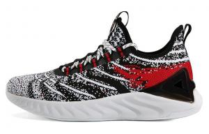 PEAK Тайцзи 1.0 противоскользящие, износостойкие, амортизирующие, дышащие низкие кроссовки для бега мужские черно-бело-красные