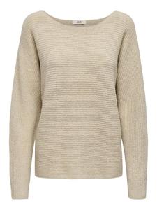 Вязаный свитер с серебристой подкладкой JDY