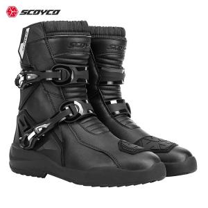 SCOYCO Pull-Back Riding Boots, Waterproof Breathable, черные MT038WP, размер 40