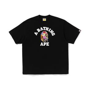 Футболка с принтом A BATHING APE, черный