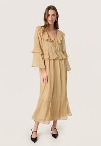 Повседневное платье JATESSAN FRILL LS Soaked in Luxury, бежевый