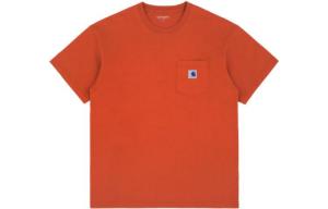 Футболка Sophnet. X Unisex Orange Carhartt WIP, оранжевый