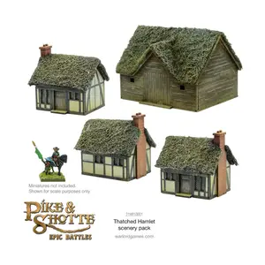 Набор пейзажей — Деревня с соломенной крышей, Pike & Shotte - Core & Assorted (28mm)