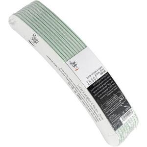 Пилочка для ногтей, 2-сторонняя, жесткая, белая, банановая, 100/180, лот из 10 шт. 122513, Peggy Sage