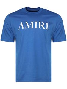 AMIRI футболка из хлопка с логотипом, синий