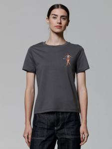 Серая футболка с обручем wat? Apparel