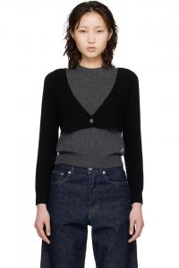 B.B. Wallace Серо-Черный обеденный свитер