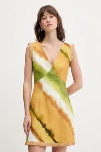 Льняное платье Never Fully Dressed, желтый