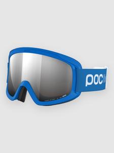 Очки для сноуборда POC Pocito Opsin Fluorescent Blue Goggle, partly sunny silver