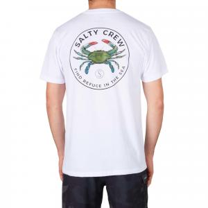 Мужская футболка Blue Crabber Premium Salty Crew, White