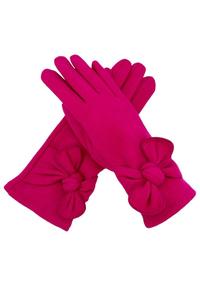 Перчатка с бантом LL Accessories, розовый