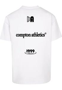 Футболка с принтом COMPTON ATHLETIC CLUB OVERSIZE  Upscale by Mister Tee, белый