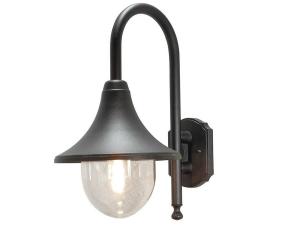 Светодиодный уличный настенный светильник MeineWunschleuchte Downlight, 44 см, черный - алюминий - акриловое стекло - 25 x 44 x 36 см