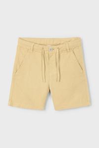 Детские шорты с добавлением льна Mayoral, бежевый