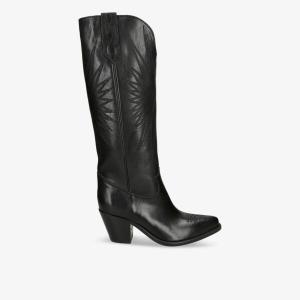 Кожаные сапоги Francesca с острым носком Golden Goose, черный