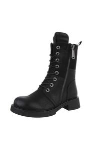 Ботильоны на шнуровке Ital-Design, черный