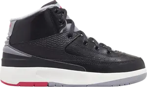 Кроссовки Air Jordan 2 Retro PS 'Black Cement', черный