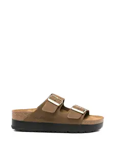 Босоножки Arizona с пряжками Birkenstock, коричневый