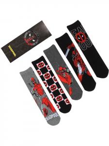 Носки Deadpool, разноцветный