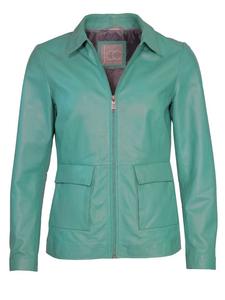Кожаная куртка JCC 3102222, цвет deep turquoise