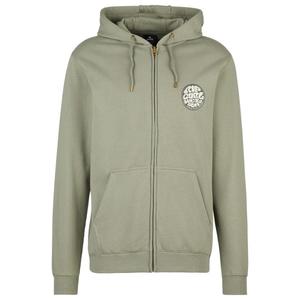 Значок прохода Wettie на молнии - толстовка с капюшоном Rip Curl, зеленый