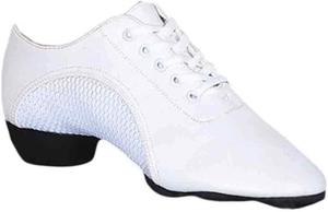 Женские босоножки на каблуке, обувь для латиноамериканских танцев, однотонные туфли на резиновой подошве, обувь для современных танцев (цвет: красный, размер: 6,5 UK) Generic