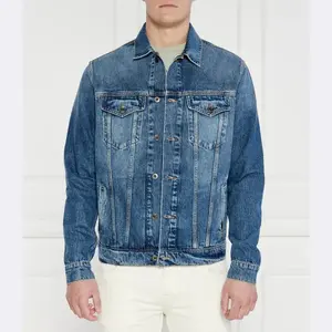 Верхняя одежда джинсовая куртка стандартного кроя Pepe Jeans London, синий