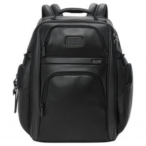 TUMI Кожаный рюкзак мужской black