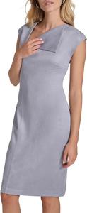 Женское замшевое платье-футляр Calvin Klein, Slate