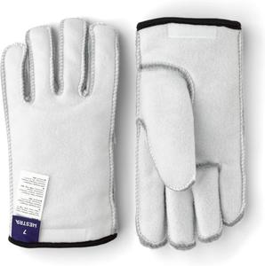 Женская патрульная подкладка Hestra - перчатки с пятью пальцами, Offwhite