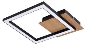 Светодиодный потолочный светильник Nettlife Frazier, черный - металл - 24 x 5 x 24 см